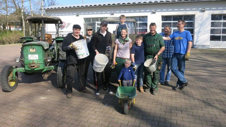 Frühlingsputz des Ortsverbands Speckhorn