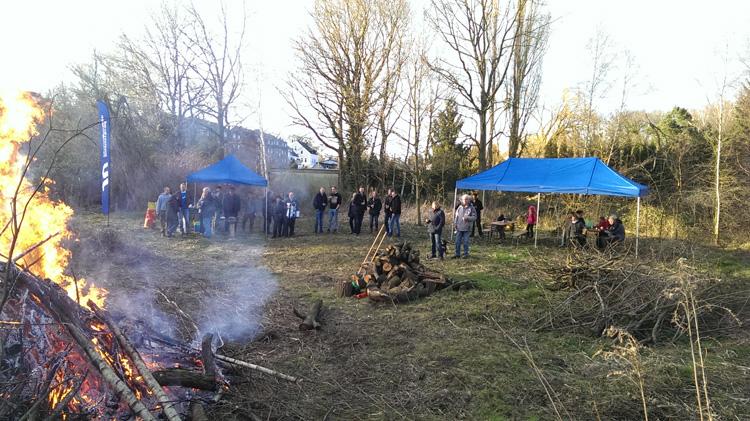 Traditionelles Osterfeuer der Jungen Union Recklinghausen