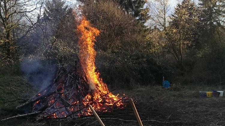Traditionelles Osterfeuer der Jungen Union Recklinghausen
